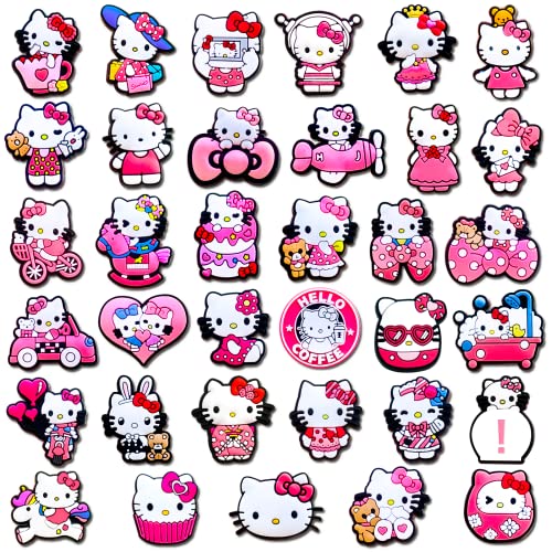 Lovelitlesix 35 50Pcs Shoe Decoration Charms for Sandals Decoration Kawaii Charms for Kids Girls Teens Adults Women Party Gifts (35)