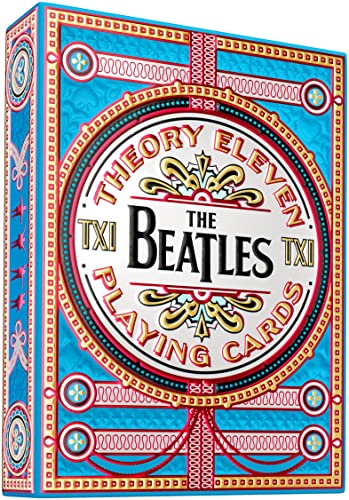 theory11 The Beatles Premium Playing Cards - Blue Deck Officially Licensed Collector's Cards
