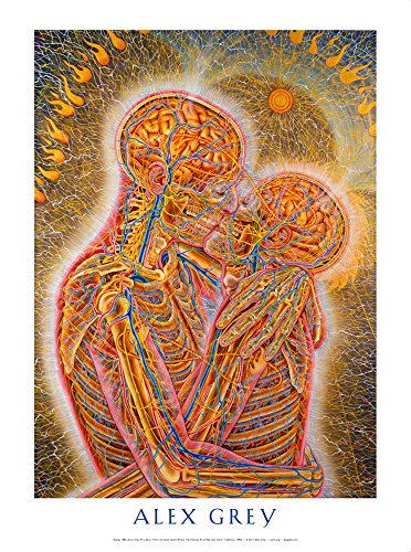 Alex Grey - Kissing - Poster