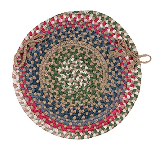 Colonial Mills CK87 Chestnut Knoll Chair Pad, Straw Beige, 1-Pack