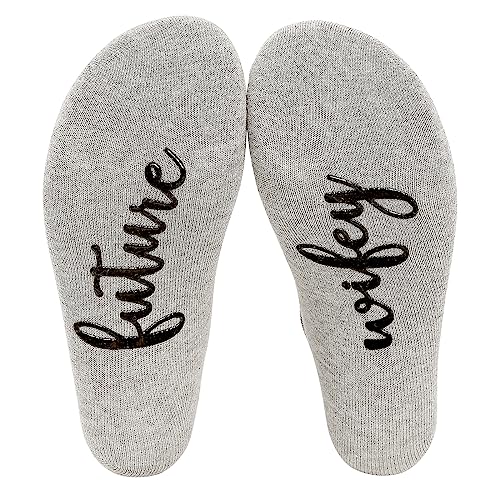 Udobuy Future Hubby, Future Wifey Grip Socks, Engagement Socks, Engagement gift, Personalized Engagement Socks,Gift for Bride to be,Engagement Gift for Her,Gift for Groom to be,Future Mrs,Future Mrs Gift