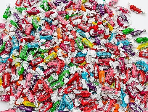 TOOTSIE FROOTIES Taffy Candy Assorted Mix (10 Flavors) – Tootsie Rolls Bulk Bag, Individually Wrapped, Fruit Chews, Gluten and Peanut Free, Ultimate Variety, 2 lb (290 Pieces)