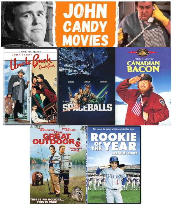 The John Candy Collection (Uncle Buck / Spaceballs / Canadian Bacon / The Great Outdoors / Rookie of the Year) [DVD, 5-Film]