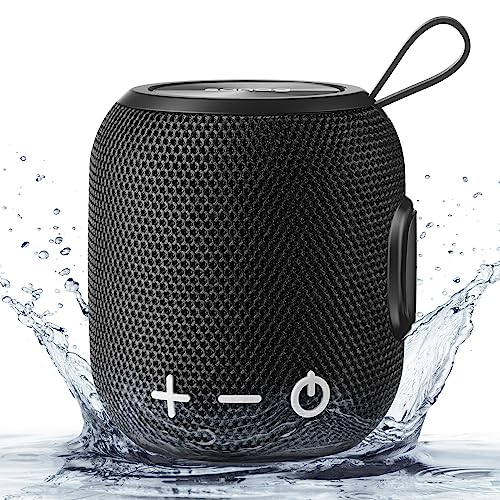 Sanag Portable Speaker, Bluetooth 5.0 Dual Pairing Wireless Mini Speaker, 360 HD Surround Sound & Rich Stereo Bass 24H Playtime IP67 Waterproof for Travel Outdoors Home and Party Black