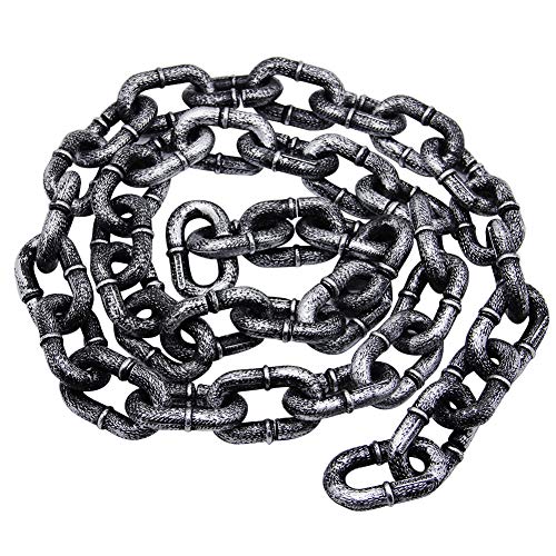 Zcaukya Halloween chains, Plastic Chains Props, 6 Feet Decoration Chain, Great for Costume Party