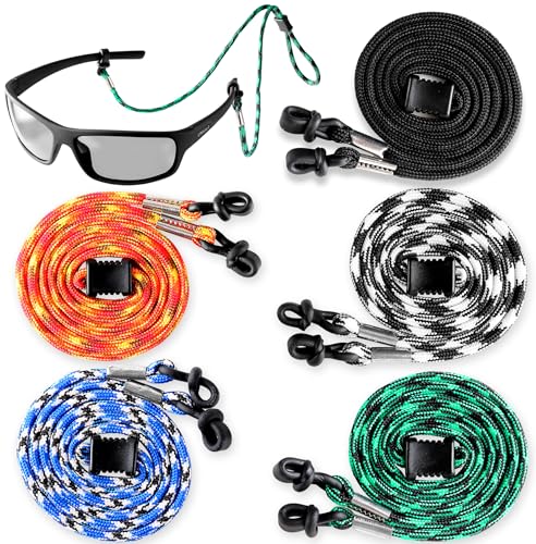 Eyeglasses String Holder Strap Cord - Eyeglass Chain for Men Women - Glasses Lanyard Holders Around Neck - Sports Eye Glass Straps Sunglass Retainer