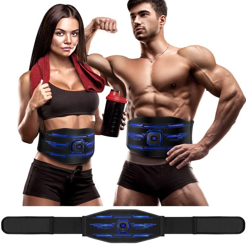 Zividend ABS Stimulator, Ab Machine, Abdominal Toning Belt Muscle Toner Fitness Training Gear Ab Trainer Equipment for Home z-4
