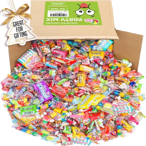 BULK Party Mix - 8 Pounds - Holiday Candy Bulk - Variety Candies - Parade Candy - Piñata Candies - Individually Wrapped for Stocking Stuffer - Assorted Candy