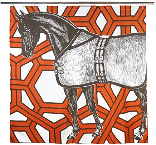 Thoroughbred Geo Shower Curtain 72'x72'
