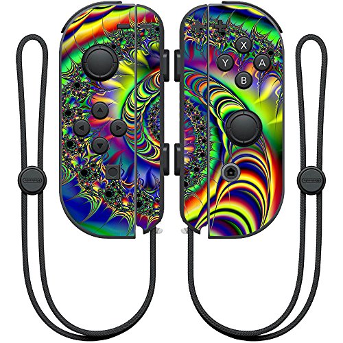MightySkins Skin Compatible with Nintendo Joy-Con Controller wrap Cover Sticker Skins Acid