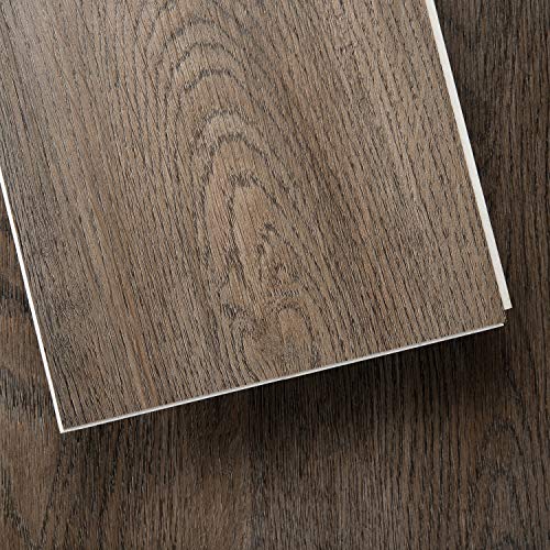 Lucida Surfaces Luxury Vinyl Flooring | Interlocking Flooring for DIY Installation | 10 Wood-Look Planks | MaxCore Pro | Box of 10 Planks | 24.5 Sq. Feet