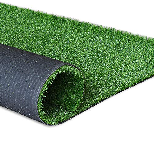 Artificial Grass Turf (0.7' Custom Sizes) -5FTx10FT Indoor/Outdoor Rug Synthetic Lawn Grass Carpet,Easy Installation Multi-use Astroturf,Pets Dog Turf with Drain Holes