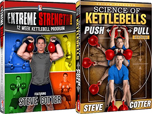 Steve Cotter Combo pack, Extreme Strenth and the Science of Kettlebells