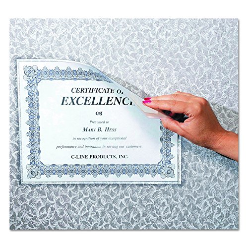 C-Line Cubicle Keepers Wall Organizer for Fabric Surfaces, Clear, 8.5 x 11 Inches, 25 per Box (38991)