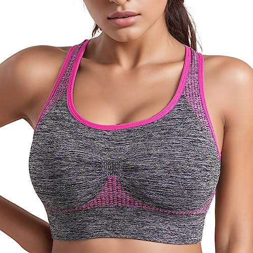 34 B Cup Bras for Women Helenbra Bralette Longline Pack High Impact Sports Bras for Women Running Black Athletic Tank