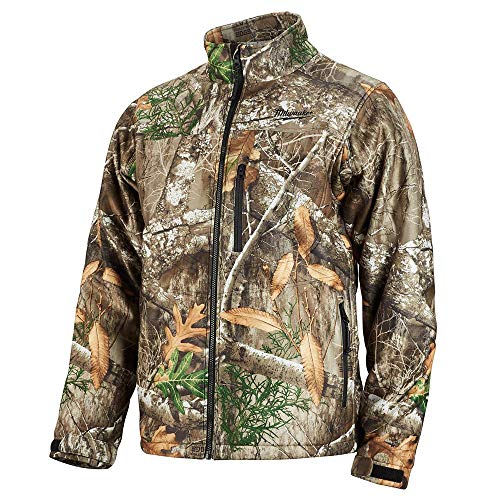Milwaukee Heated Jacket M12 12V Lithium-Ion Front and Back Heat Zones - Battery and Charger Not Included - (Large, Realtree Camo)
