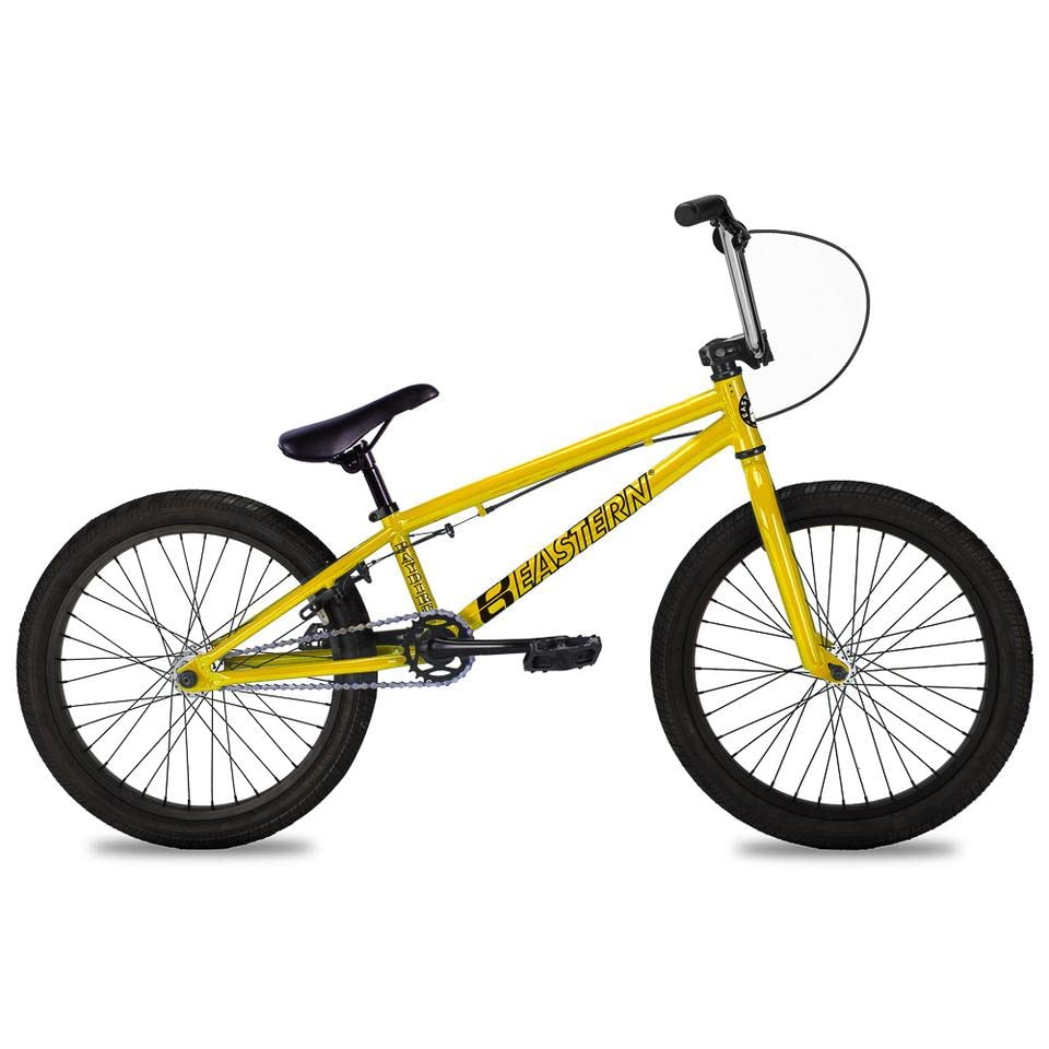 Eastern Bikes Eastern BMX Bikes - Paydirt Model 20 Inch Bike. Lightweight Freestyle Bike Designed by Professional BMX Riders at (Yellow/Chrome)
