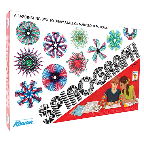 Spirograph Retro Deluxe Set – Reproduction of The Classic 1970s Deluxe Set – Fun and Creative Activity – Ages 8+