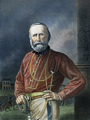 Posterazzi Giuseppe Garibaldi/N(1807-1882.) Italian Nationalist And Military Leader. Steel Engraving American 1869. Poster Print by, (18 x 24)