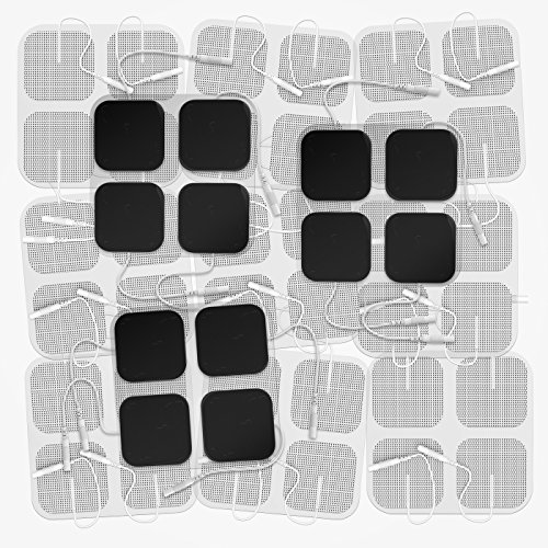 DONECO TENS Unit Pads 2'X2' 48 Pcs Replacement Pads Electrode Patches for Electrotherapy