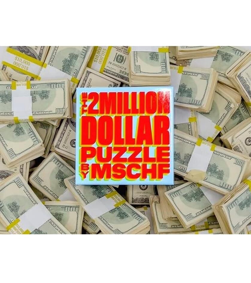 The Two Million Dollar Puzzle by MSCHF - 500 Piece Jigsaw Puzzle for Adults, Last Day to Redeem 2/28/2024, Everyone is a Winner from $1 to $1 Million Dollars, Great Gift, Fun Family Activity