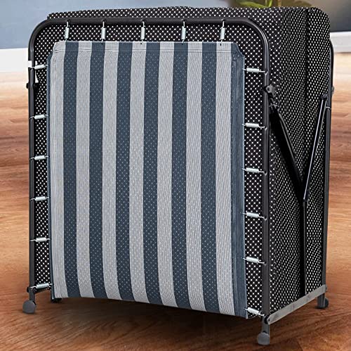 LiteBed­ Rollaway Folding Bed with Memory Foam Mattress - Portable Fold Up Bed with Storage Bag - Luxurious Foldable Hideaway Bed - Rolling Foldaway Guest Bed for Adults - NO-Risk 100-DAY Trial