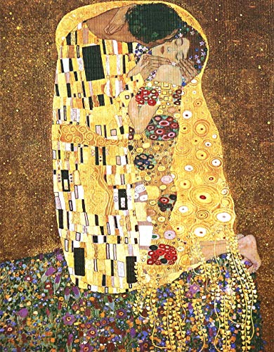 Moruska The Kiss by Gustav Klimt Puzzle for Adults 1000 Piece Art Jigsaw Puzzle Museum Collection