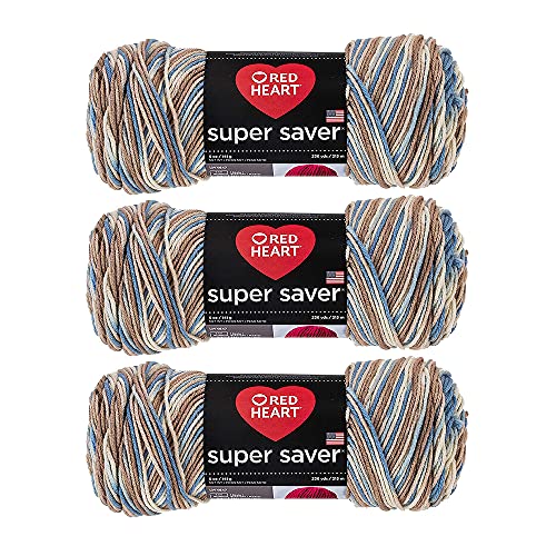 Red Heart Super Saver Yarn (3-Pack) Mirage E300-301