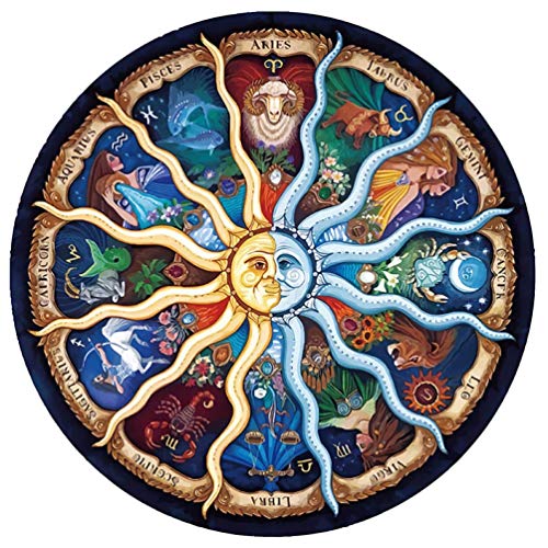 Puzzles for Adults 1000 Piece Jigsaw Puzzles 1000 Pieces for Adults Kids Puzzle Game Toys Gift Zodiac Horoscope 26.7' x 26.7'