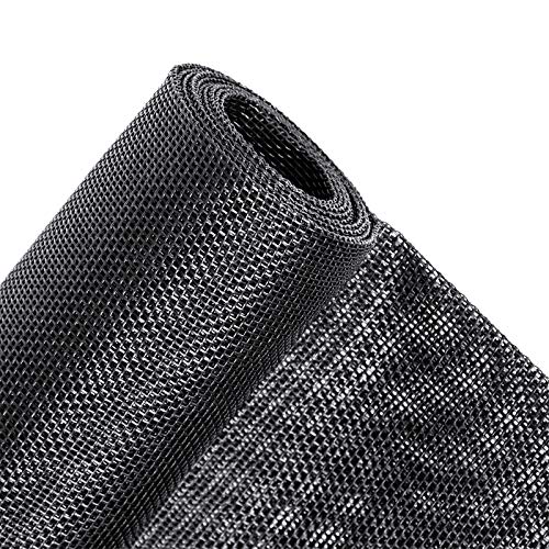 MAGZO Pet Proof Window Screen Door Replacement Mesh, 60' W x 96' L, Vinyl Coated Polyester Material Heavy Duty, Dog Cat Net for Sliding Glass/Patio/Balcony/Porch/Pool/Back Deck Windows Doors, Black