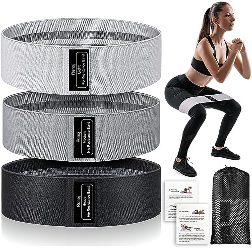 Renoj Resistance Bands, Exercise Workout Bands for Women and Men, 5 Set of Stretch Bands for Booty Legs, Pilates Flexbands