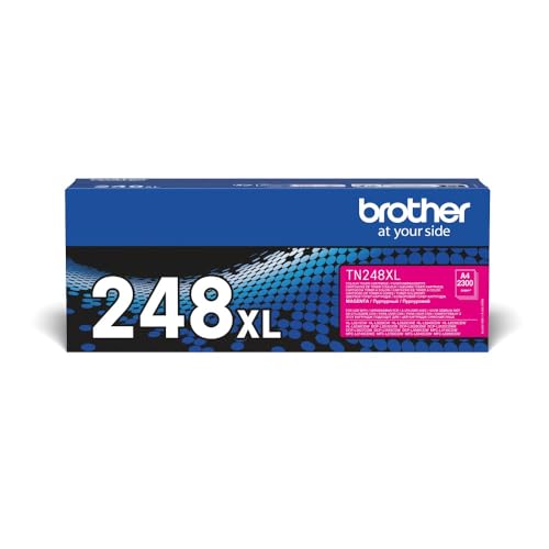 BROTHER TN-248XLM Toner Cartridge, Magenta, Single Pack, High Yield, Includes 1 x Toner Cartridge, Genuine Supplies