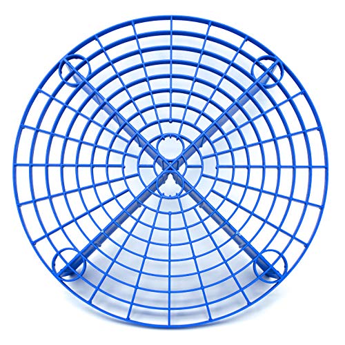 GRIT GUARD Blue Bucket Insert - 12' Diameter Car Wash Bucket Dirt Trap for Car Washing, Detailing Compatible with 3.5, 4, 5 and 6 Gallon Buckets