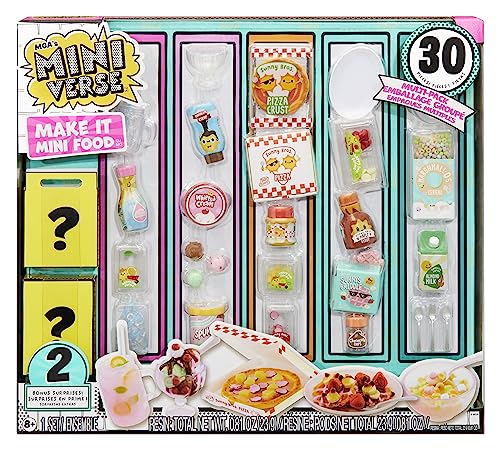 Make It Mini Food Multipack MGA's Miniverse, Collectibles, DIY, Resin Play, Replica Food, NOT EDIBLE, 8+