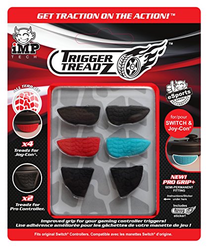 Snakebyte Trigger Treadz - Joy-Con and Pro Controller 6-Pack (Nintendo Switch) - Nintendo Switch