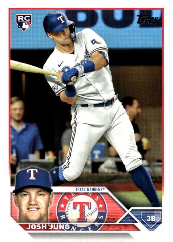 2023 Topps #529 Josh Jung Texas Rangers (RC - Rookie Card) NM-MT MLB Baseball