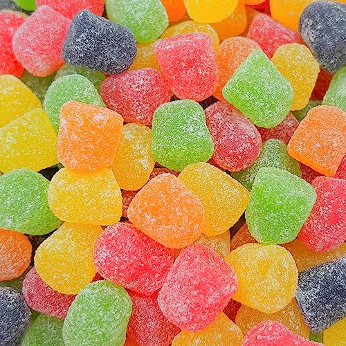 Gum Drops Candy, Assorted Fruit Flavored Old Fashioned Jellies (3 Pound Bag)