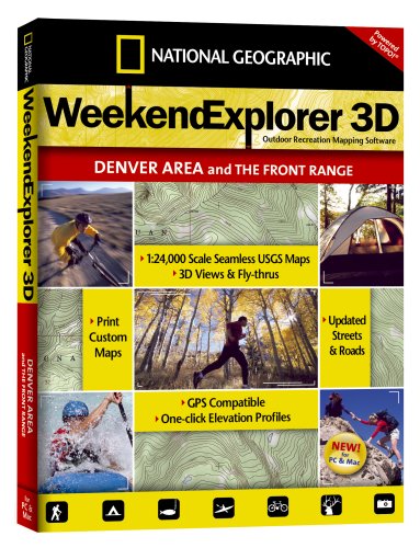 National Geographic TOPO! Weekend Explorer 3D (Denver Area and the Front Range)
