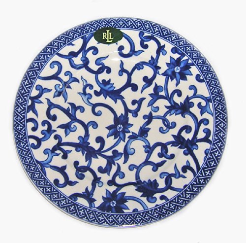Ralph Lauren Mandarin Blue Salad Plates Set of 4