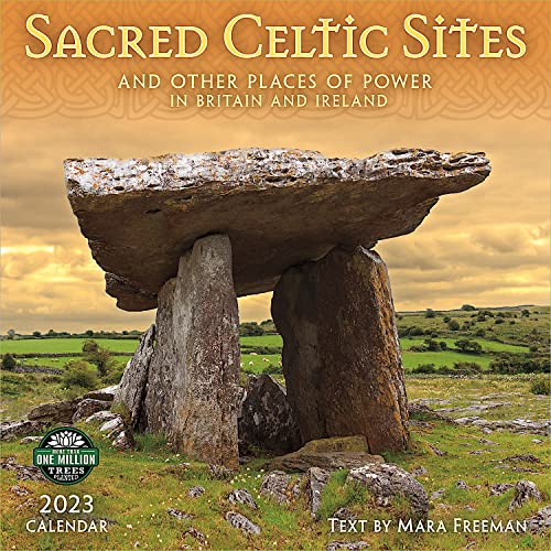 Sacred Celtic Sites 2023 Wall Calendar: And Other Places of Power in Britain and Ireland | 12' x 24' Open | Amber Lotus Publishing