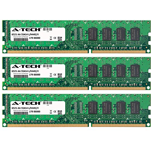 A-Tech 12GB KIT (3 x 4 GB) For HP-Compaq HP Pavilion Desktop e9150t e9180f e9180t e9190jp e9280f e9280t e9290f e9290jp HPE-170f HPE-180t HPE-188hk HPE-19. DIMM DDR3 NON-ECC PC3-8500 1066MHz RAM Memory