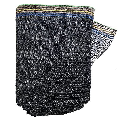 KAAOGITY 55% 6.5ft x10ft Sunblock Shade Cloth Cover Mesh UV Resistant Net for Garden Flower Plant Greenhouse, Black (6.5 x 10 FT)