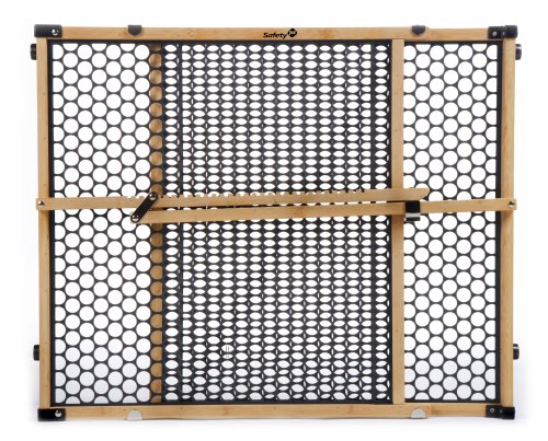 Safety 1st Eco-Friendly Nature Next Bamboo Gate, Bamboo and Black, Fits Spaces between 28' and 42' Wide