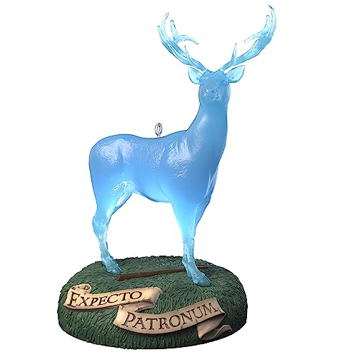 Hallmark Keepsake Christmas Ornament 2023, Harry Potter Stag Patronus Ornament with Light, Gifts for Harry Potter Fans