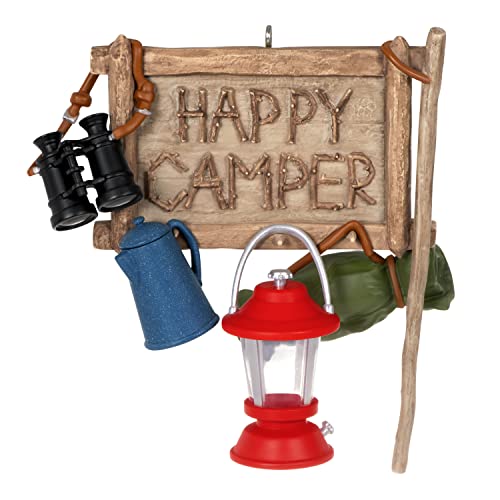 Hallmark Keepsake Christmas Ornament 2023, Happy Camper Gift for Hikers, Outdoorsmen