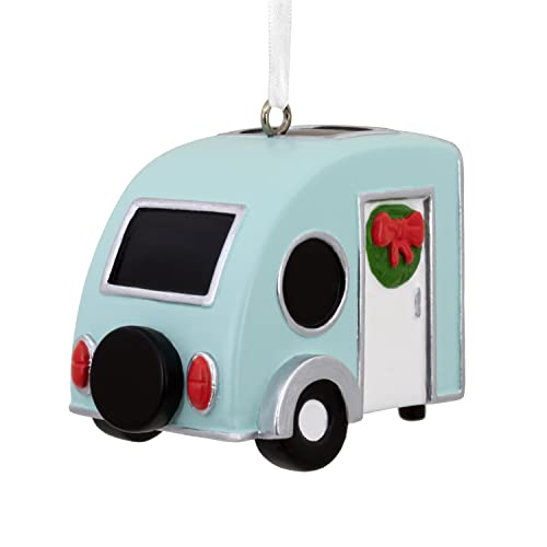 Hallmark Blue Camper Trailer Christmas Ornament