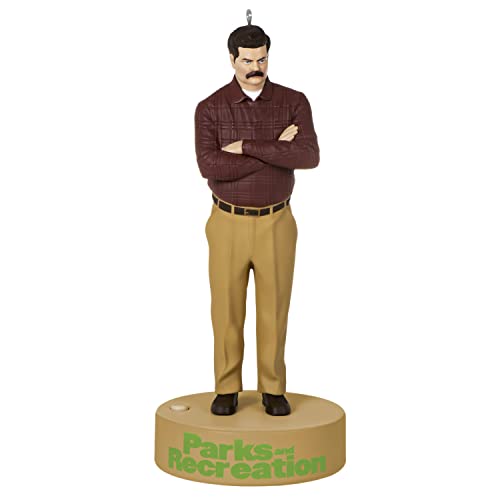 Hallmark Keepsake Christmas Ornament 2023, Parks and Recreation Ron Swanson Ornament with Sound, TV Show Gifts