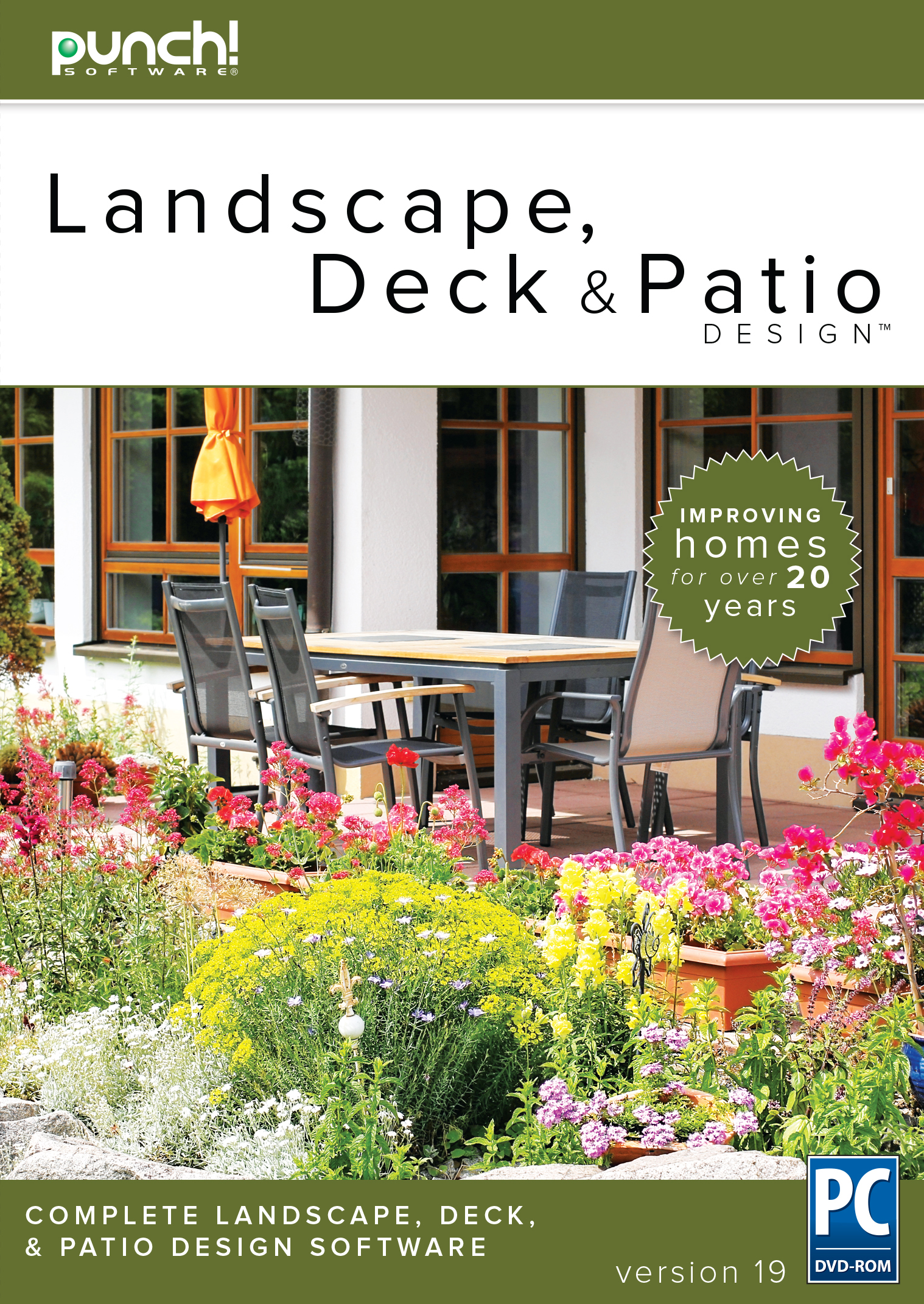Punch! Landscape, Deck and Patio Design v19 for Windows PC [Download]